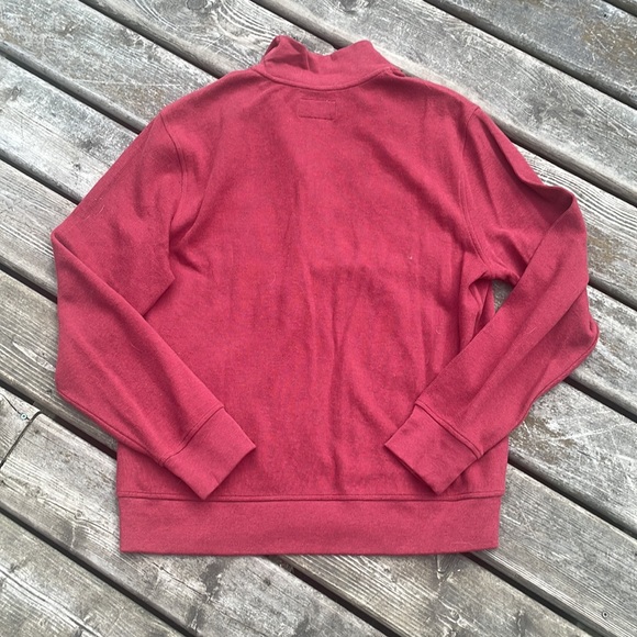 Lucky Brand Mens Long Sleeve French Rib Half Zip Mock Neck Pullover Sweatshirt - Picture 6 of 9